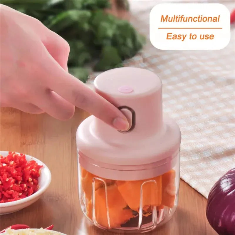 Electric Garlic Chopper & Mini Food Processor