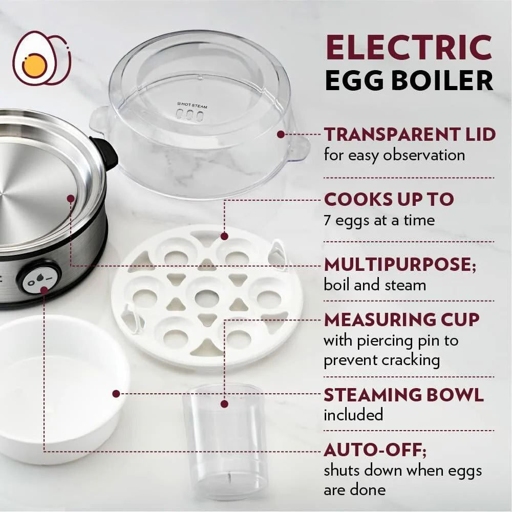 Electric Egg Boiler & Steamer