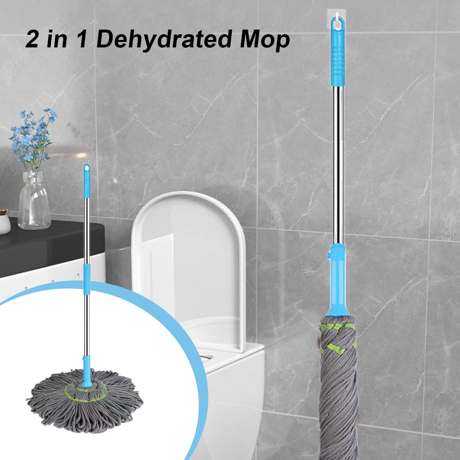 Adjustable Twist Mop for Floors & Walls